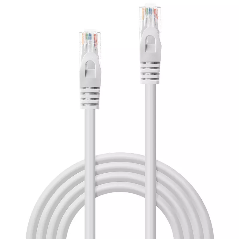 Lindy 48202 verkkokaapeli valkoinen 1 m Cat6 U/UTP (UTP)