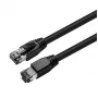 Microconnect MC-SFTP8010S verkkokaapeli musta 10 m Cat8.1 S/FTP (S-STP)