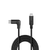 Lindy 0,5 m USB 3.2 -kaapeli, USB-C suora - USB-C kulma, 10 Gbit/s