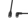 Lindy 1 m USB 3.2 Type-C -kaapeli, 90° kulmaliitin, 10 Gbit/s