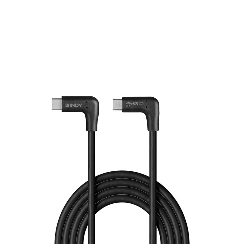 Lindy 0,5 m USB 3.2 suora USB-C - suora USB-C -kaapeli, 10 Gbit/s