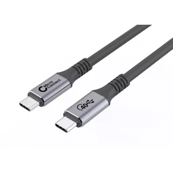 MicroConnect USB4CC025 USB-kaapeli USB4 Gen 3x2 0,25 m USB-C musta