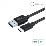 Microconnect ECO-USB3.2CA0.25 USB-kaapeli USB 3.2 Gen 2 (3.1 Gen 2) 0,25 m USB A USB C musta
