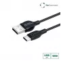 Microconnect ECO-USB3.1CCHAR05B USB-kaapeli USB 2.0 0,5 m USB A USB C musta