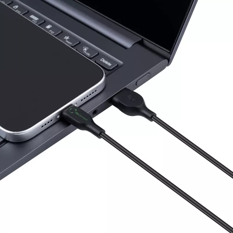 Microconnect ECO-USB3.1CCHAR2B USB-kaapeli USB 2.0 2 m USB A USB C musta