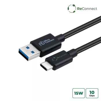Microconnect ECO-USB3.1CA2 USB-kaapeli USB 3.2 Gen 1 (3.1 Gen 1) 2 m USB-C musta
