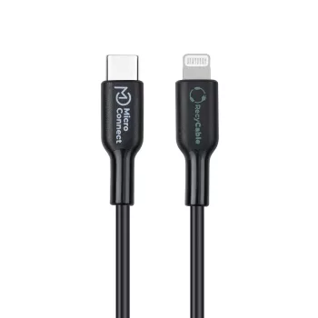 Microconnect ECO-USB3.1CL2 Lightning-kaapeli 2 m musta USB C