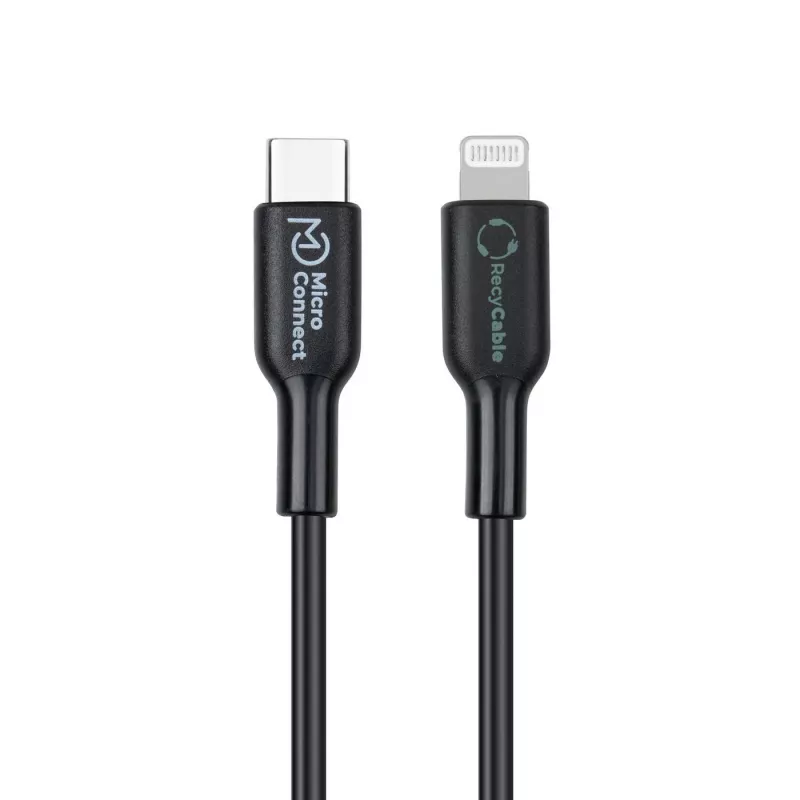 Microconnect ECO-USB3.1CL2 Lightning-kaapeli 2 m musta USB C