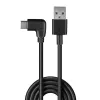USB-kaapeli Lindy 32000 — USB 2.0, USB-A - USB-C, 0,5 m, musta