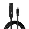 Lindy 43405 USB-kaapeli USB 3.2 Gen 2 (3.1 Gen 2) 5 m USB-C musta