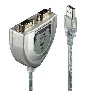 USB 2-porttinen sarjamuunnin Lindy 42889