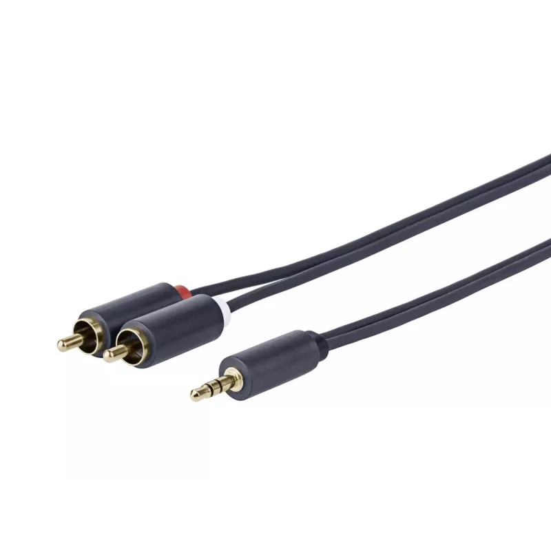 Vivolink PROMJRCA20 audiokaapeli 20 m 3,5 mm 2 x RCA musta