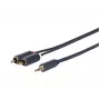 Vivolink PROMJRCA30 audiokaapeli 30 m 3,5 mm 2 x RCA musta