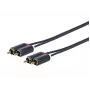 Vivolink PRORCARCA25 audiokaapeli 25 m 2 x RCA musta