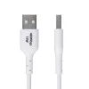 StarTech.com 1 m USB-A - USB-C -latauskaapeli, lataus ja synkronointi, 3A, USB 2.0, TPE-päällyste – valkoinen USB-latauskaapeli