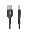 StarTech.com 3 ft (1 m) USB-A - USB-C -latauskaapeli, lataus ja synkronointi, 3A, USB 2.0, TPE-päällyste – musta USB-latauskaapeli