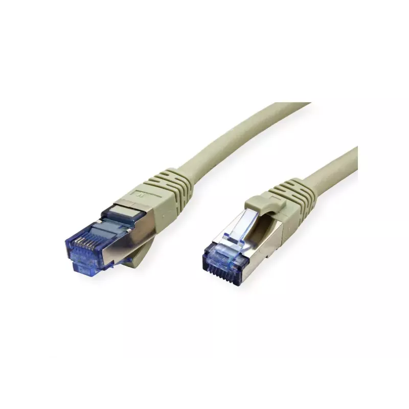 Verkkokaapeli VALUE 21.99.0859 RJ-45 Cat6a 0,15 m harmaa