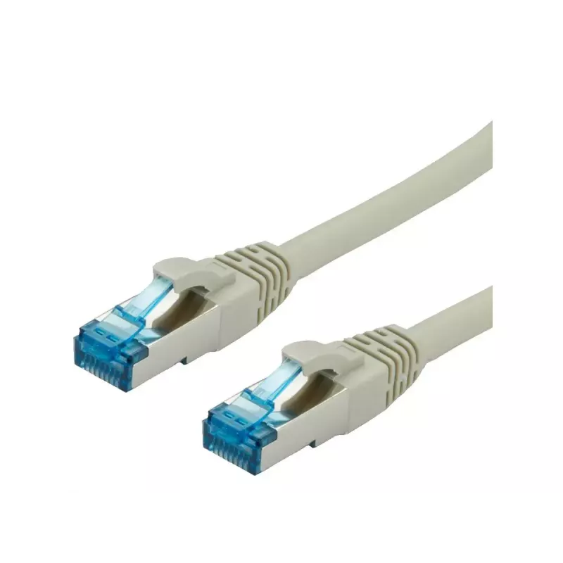 Verkkokaapeli VALUE 21.99.0859 RJ-45 Cat6a 0,15 m harmaa