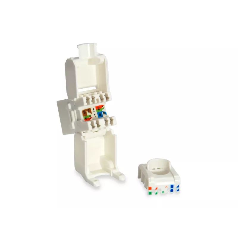 Cat.6 suojaamaton Keystone-kojerasia työkaluton Equip 769216