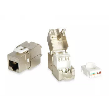 Cat.6 suojattu Keystone-kojerasia työkaluton Equip 767213