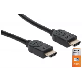 HDMI-kaapeli uros-uros Manhattan HDMM2MP 1,8 m musta