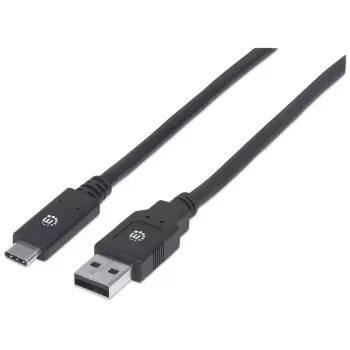 USB-C - USB-A -kaapeli Manhattan 354974 2 m uros-uros