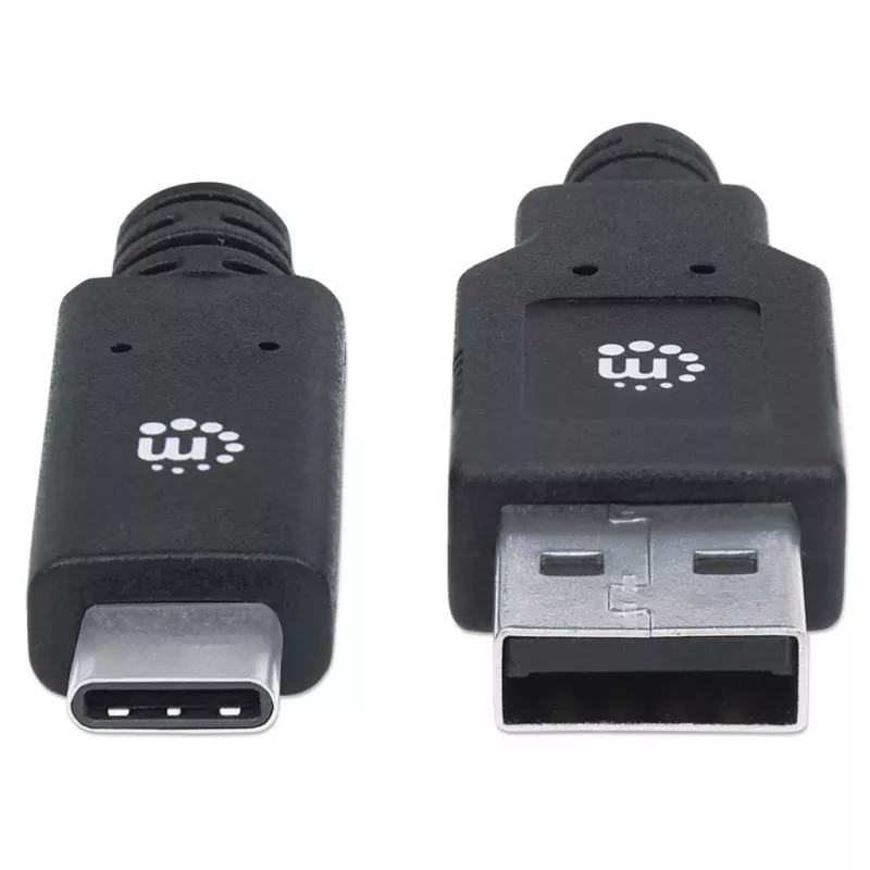 USB-C - USB-A -kaapeli Manhattan 354974 2 m uros-uros