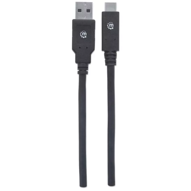 USB-C - USB-A -kaapeli Manhattan 354974 2 m uros-uros