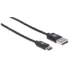 Manhattan 354936 USB-C – USB-A -kaapeli, USB 2.0, 3 m, uros–uros, musta