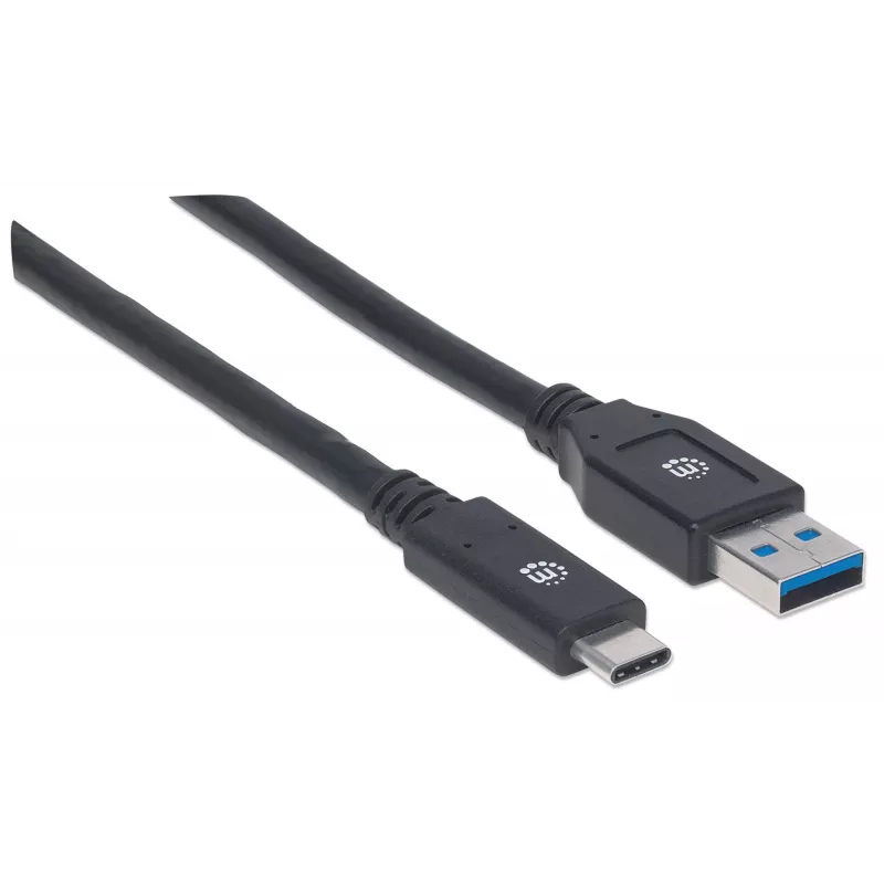 USB-C - USB-A -kaapeli Manhattan 354981 3 m uros-uros