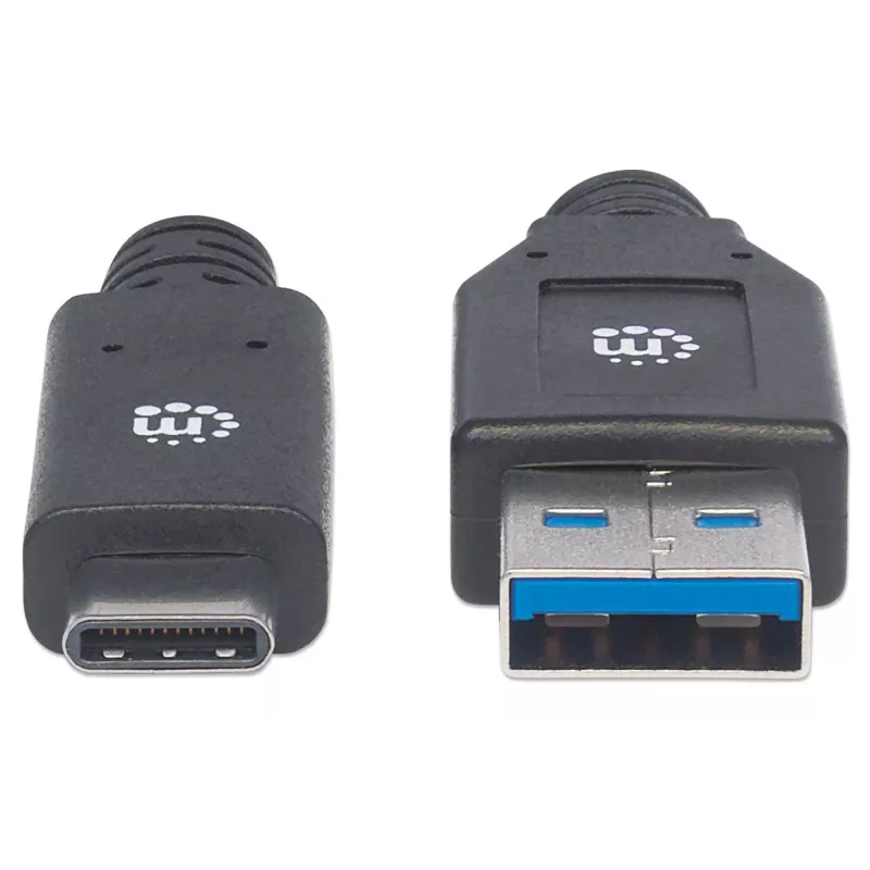 USB-C - USB-A -kaapeli Manhattan 354981 3 m uros-uros