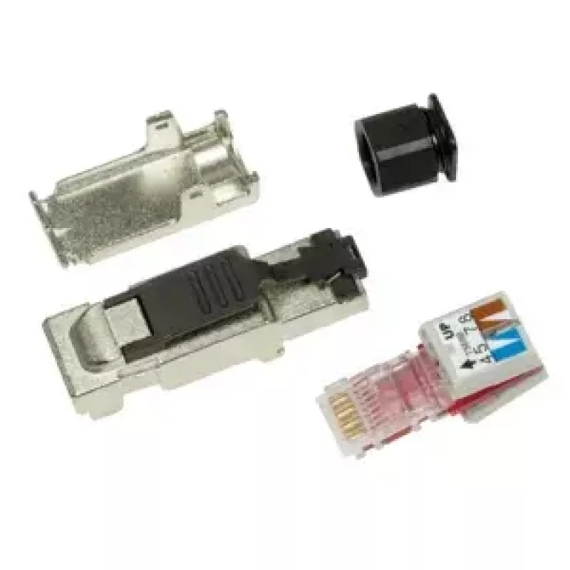 LogiLink MP0040 RJ45-pistoke Cat.6A, kenttäasennettava
