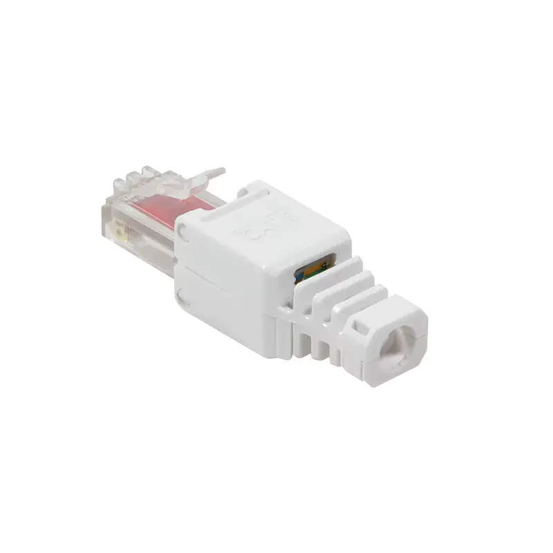 LogiLink MP0025 RJ45-modulaariliitin Cat.6 UTP, työkaluton, valkoinen