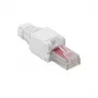 LogiLink MP0025 RJ45-modulaariliitin Cat.6 UTP, työkaluton, valkoinen