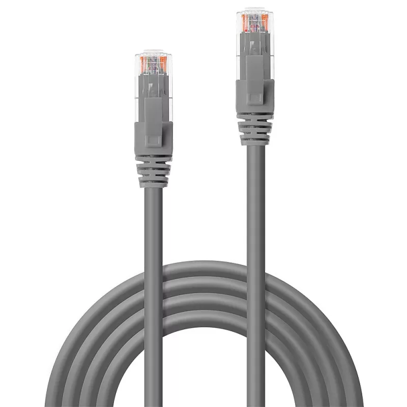 Lindy 45404 verkkokaapeli harmaa 3 m Cat6 U/UTP (UTP)