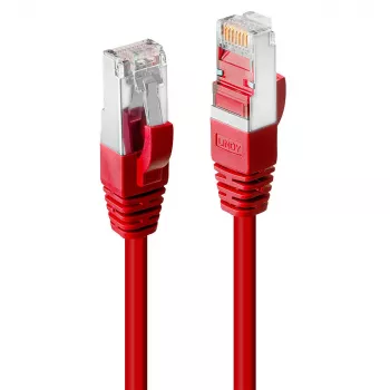 Verkkokaapeli Lindy Cat.6 SSTP/S/FTP PIMF Premium 0,3 m punainen