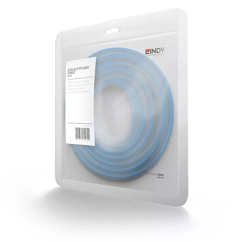 Verkkokaapeli Lindy Cat.6 SSTP S/FTP PIMF Premium 2 m sininen