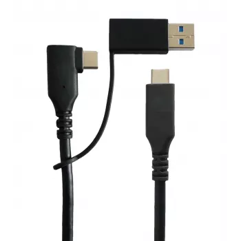 Microconnect USB3.1CC1MDE-N USB-kaapeli USB 3.2 Gen 1 (3.1 Gen 1) 1 m USB-C musta