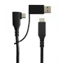 Microconnect USB3.1CC1MDE USB-kaapeli USB 3.2 Gen 1 (3.1 Gen 1) 1 m USB-C musta