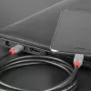 Lindy 3 m USB 2.0 Type-C–Micro-B-kaapeli, Anthra Line