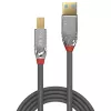 Lindy 2 m USB 3.2 Type-A–B-kaapeli, 5 Gbit/s, Cromo Line
