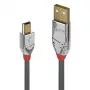 Lindy 3 m USB 2.0 Type-A–Mini-B-kaapeli, Cromo Line