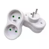 Microconnect Plug EU 1+2FRW MicroConnect -virtasovitin