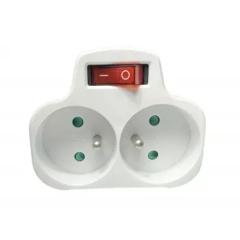 Pistorasiakytkin MicroConnect MC-PLUGOOEU1+2FRW EU-tyyppi
