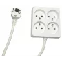 Microconnect MC-PSSQUARE040150FRW jatkojohto 1,5 m 4 AC-pistorasiaa sisäkäyttöön valkoinen