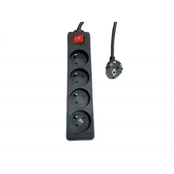 Jakorasia MicroConnect MC-PSOO040500FRB 4-osainen yksittäisillä on/off-kytkimillä