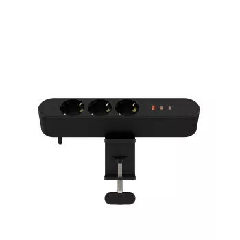 Pöytäjakorasia MicroConnect MC-MDPS-EU3-67W — 3 pistorasiaa, 67 W kokonaisteho