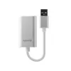 Äänimuunnin Lindy USB Type-A äänimuuntimeen, hopea/valkoinen, 25 g