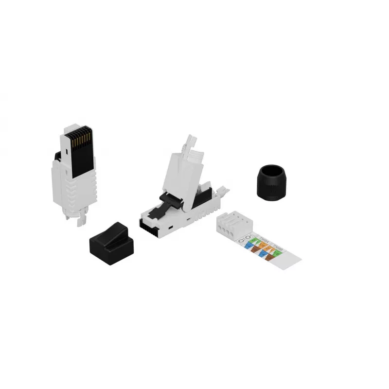 Lanview LVN125445-CAT6A-UTP RJ45 UTP-pistoke Cat6a, AWG22-24