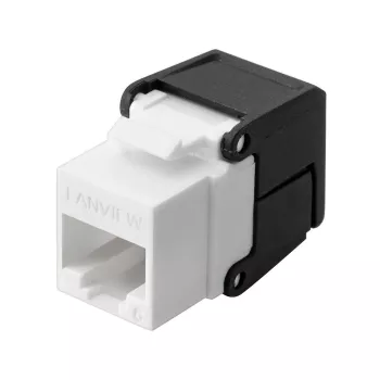 Keystone-moduuli Lanview LVN128078 litteä musta RJ-45